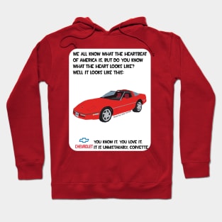 80s and 90s Chevrolet Corvette Hoodie